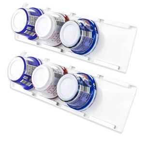 White Refrigerator yogurt Organizer - 2 Pack